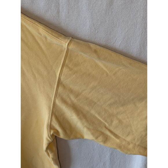 Eddie Bauer Ebtek Sweat Shirt Yellow Men's Medium - Picture 7 of 11